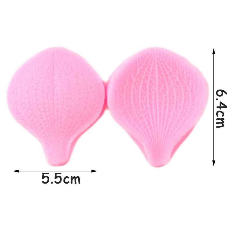 Butterfly Orchid Petals Cake Border Silicone Mold Fondant Cupcake Topper Molds Cake Decorating Tools Chocolate Gumpaste Moulds