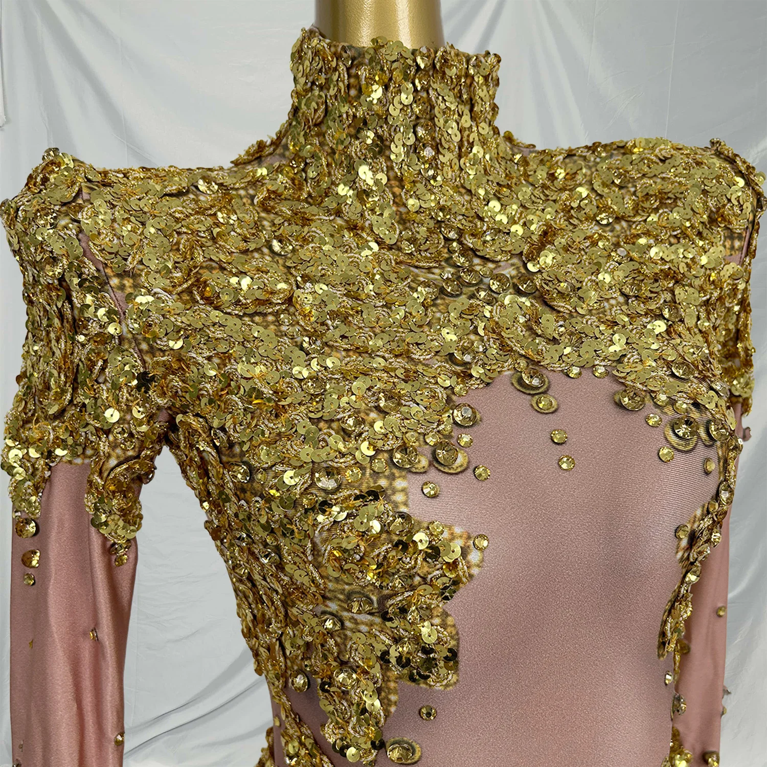 Yiniang เซ็กซี่ Sparkly Sequines บอดี้สูทผู้หญิงแฟชั่นไนท์คลับบาร์ชุดราตรีบาร์นักร้อง Performance STAGE เครื่องแต่งกายชุด