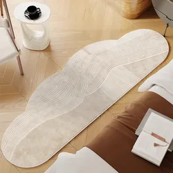 Bedroom Carpet Bedside Long Floor Mat Irregular Shape Carpets Japanese Style Home Decoration Rug for Living Room Foot Mats 침실 카펫
