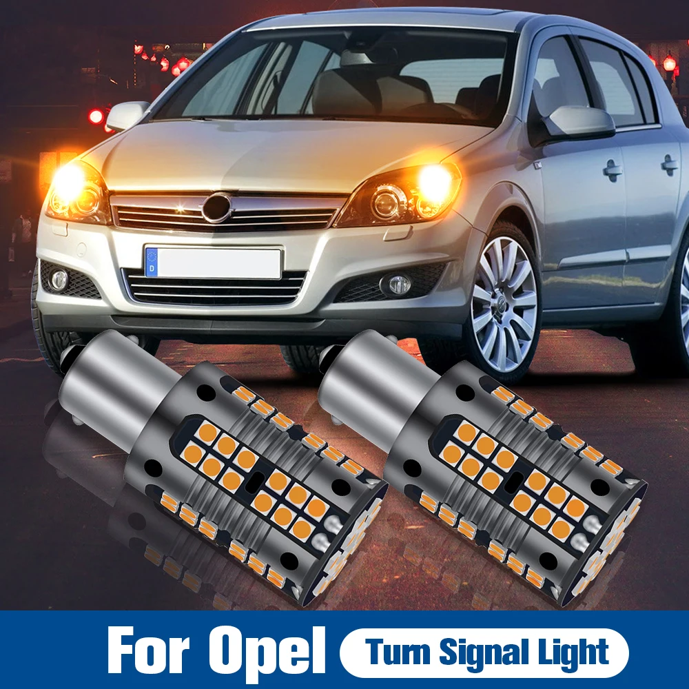 

2pcs LED Turn Signal Light PY21W BAU15S Canbus For Opel Agila B Cascada Corsa C E F Insignia Karl Meriva A Signum Tigra Vectra