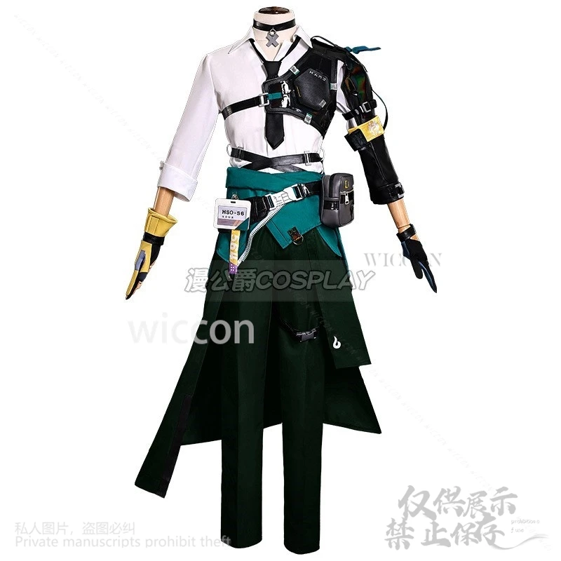 Harumasa Cosplay Game Zenless Zone Zero Cosplay Uniform Headband Choker Props Wigs Halloween Christmas Party For Women Men Cos