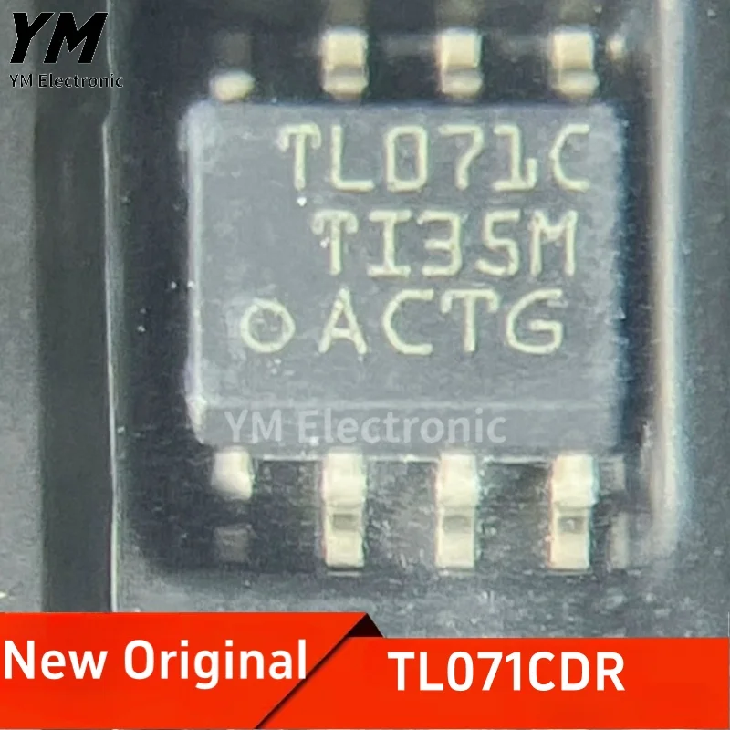 New Original TL071CDR TL071C SOP-8 High Voltage Swing Rate JFET Input Single Channel Operational Amplifier