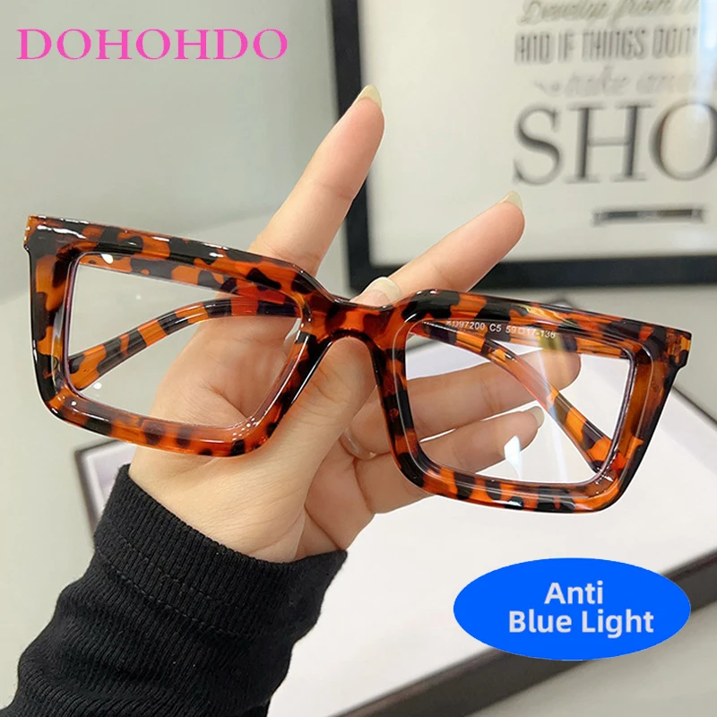 Classic Small Square Frame Optical Glasses Women Men New Trendy Luxury Brand Designer Computer Anti-Blue Light Eyeglasses Lentes