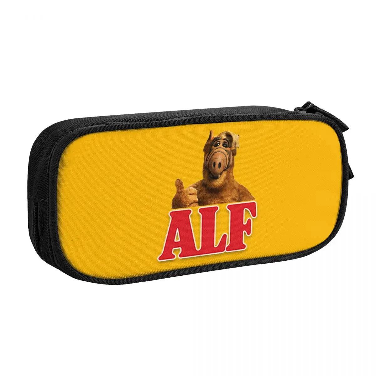 ALF Alien Life Form Custom School Pencil Case Boy Girl Large Storage Alien Life Form Pencil Pouch Students Stationery