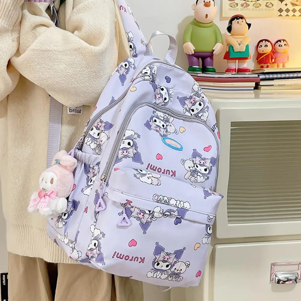 

Cartoon My Melody Girls Cute Backpack Sanrio Kawaii Cinnamoroll Hello Kitty Anime Leisure Backpack Junior School High School Bag