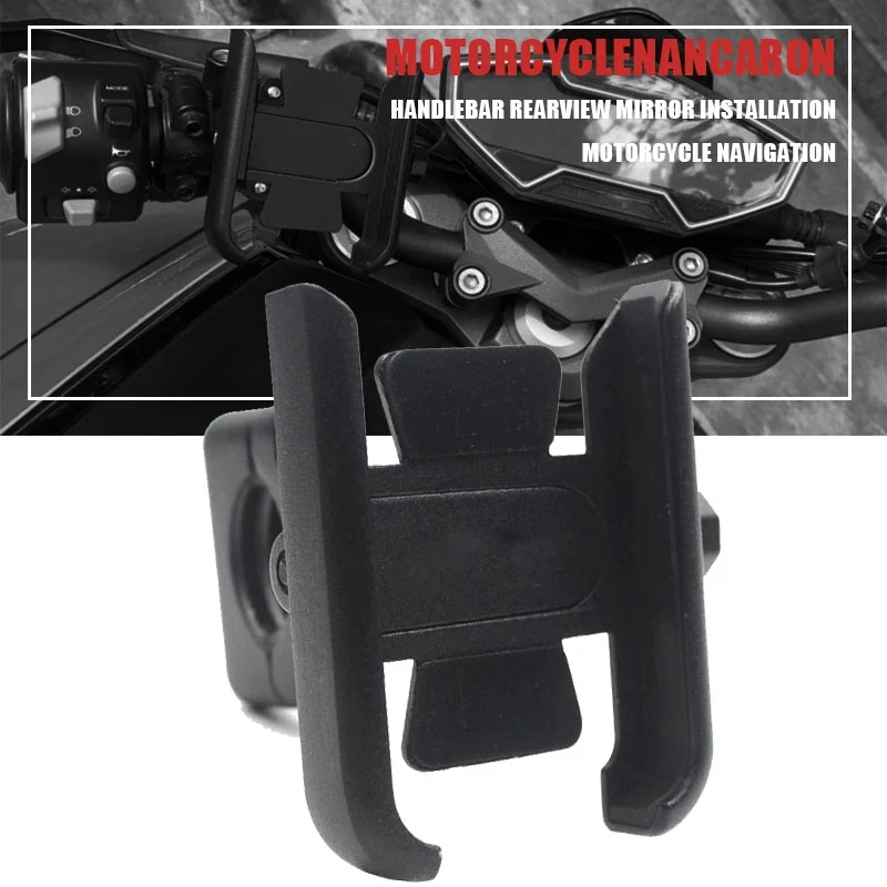 With LOGO For 150NK 250NK 400NK 650NK NK 150 250 400 650 Motorcycle CNC Handlebar Mirror Mobile Phone GPS Stand Bracket