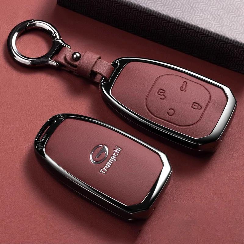 Autoschlüsseletui für GAC Trumpchi GS3 GS4 Emzoom GS8 Emrow Mbao GN8 Empow Emkoo Schlüsselanhänger Cover Shell Gehäuse Halter Fob Zubehör – Detail 5