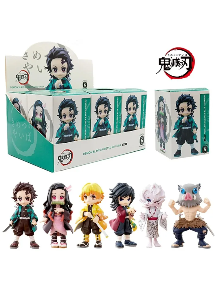 Heißer Verkauf: Original Bushiroad Palverse Demon Slayer: Kimetsu No Yaiba Anime-Figur Blind Box Vol.1 Ornament Spielzeug Geschenk ﻿