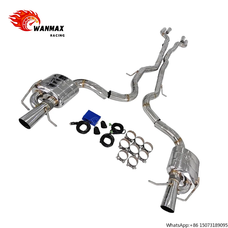 

Выхлопная система Valvetronic из нержавеющей стали 304 для GT63 2015-2023, спортивная выхлопная система с клапанами для седана C190