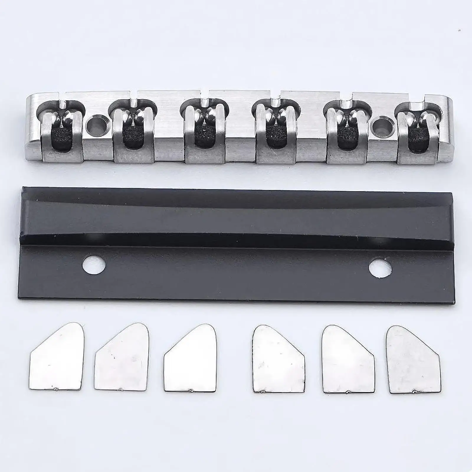

Stainless Steel Guitar Nut Mounting Hardware 43mm Electric Guitar Roller Nut