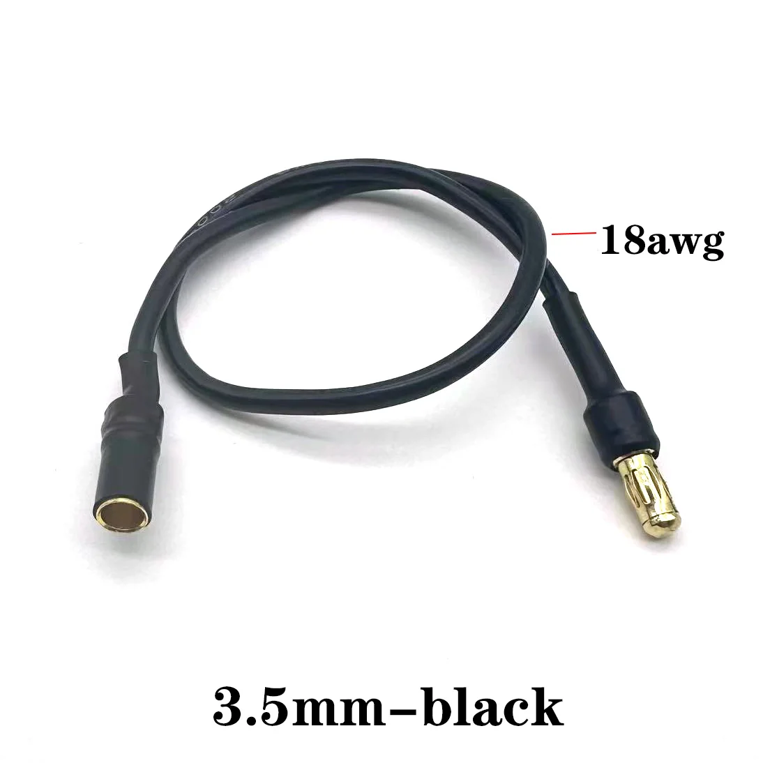 10cm20cm30cm motor extension cable 3.5/4.0mm banana connector 14-18AWG silicone extension cable for RC drone motor ESC DIY parts