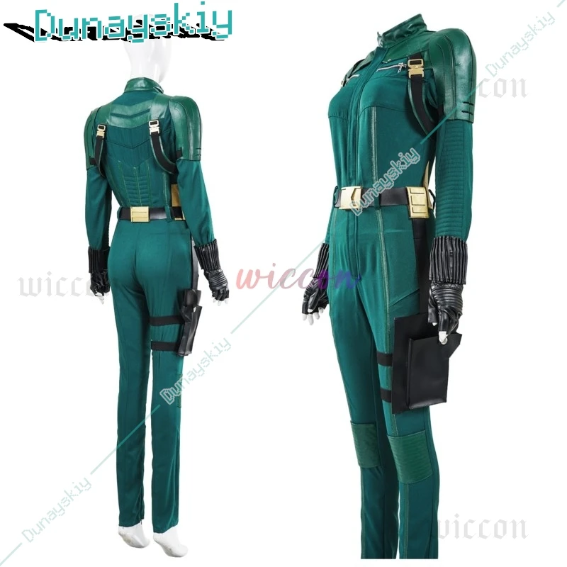 

Fancy Dress Yelena Belova Cosplay For Women Green Battle Clothing Movie Bolts of Thunder Costume Woman Roleplay Party Outfit