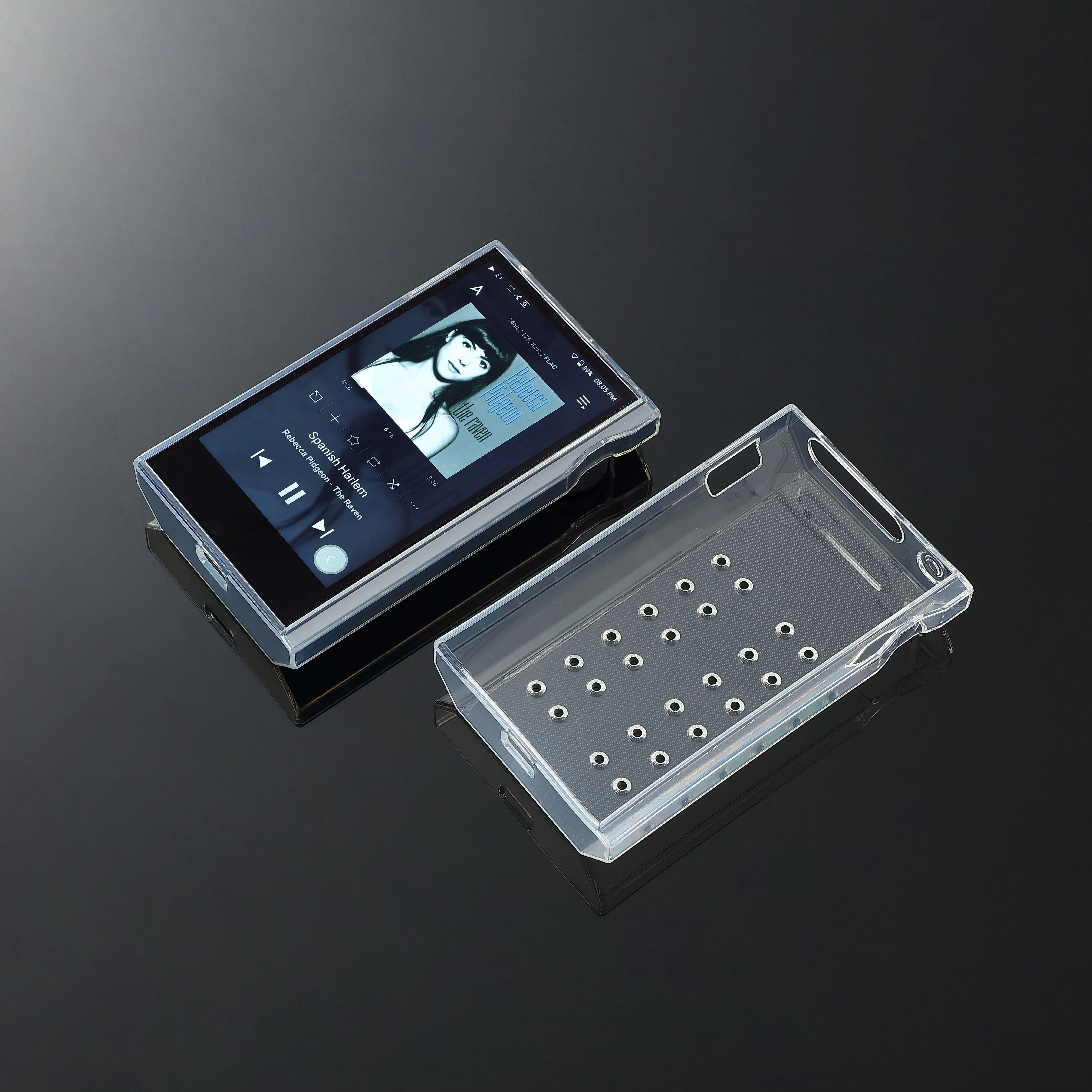 Soft Cover Crystal TPU Clear Case for iriver Astell&Kern Kann Ultra With Screen Tempered Glass