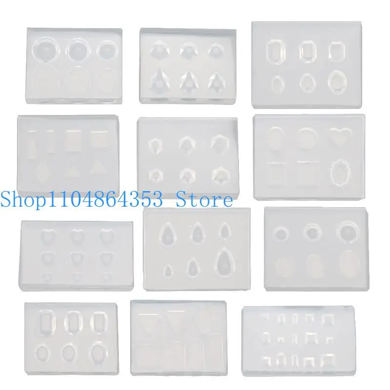 

652F Стерео Мини Алмазный Кристалл Силиконовая Форма Коробчатые Формы DIY Литейная Форма