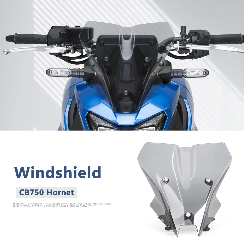 

For Honda CB750 CB 750 Hornet 2025 Motorcycle Front Screen Windscreen Windshield Deflector Protector Modification Touring Visor
