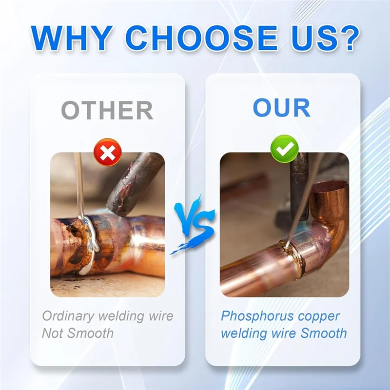 

EYFL-Copper Brazing Rods Low Melting Point And High Fluidity Phosphor Copper Wire For Brazing Copper Alloys