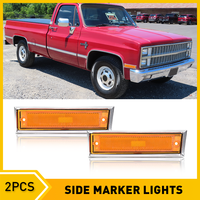 For Chevrolet Suburban C10 C20 K10 R1500 V2500 GMC C3500 Truck Jimmy Yellow Bumper Side Marker Light Trun Signal Housings Parts
