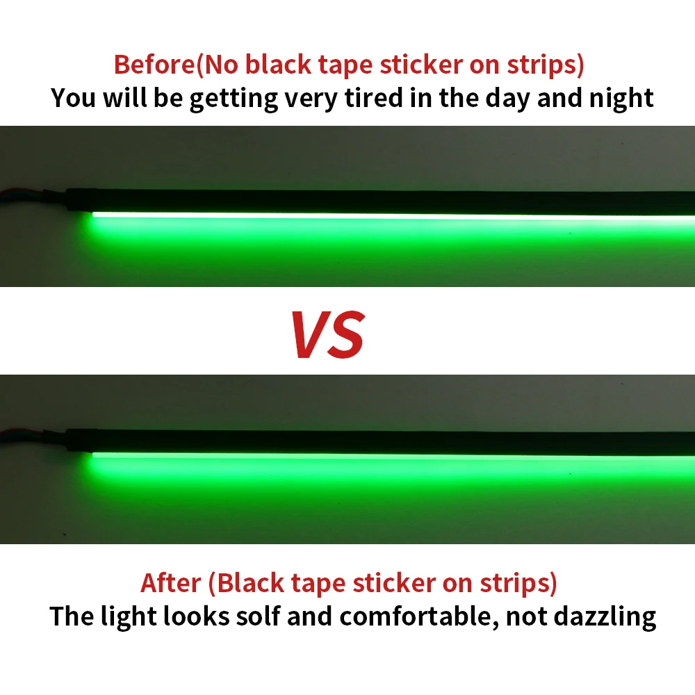 18 in 1 RGB Symphony Car Atmosphere Lamp Interior LED Acrylic Hidden Black Light Strip Universal Decoration Ambient Lights APP