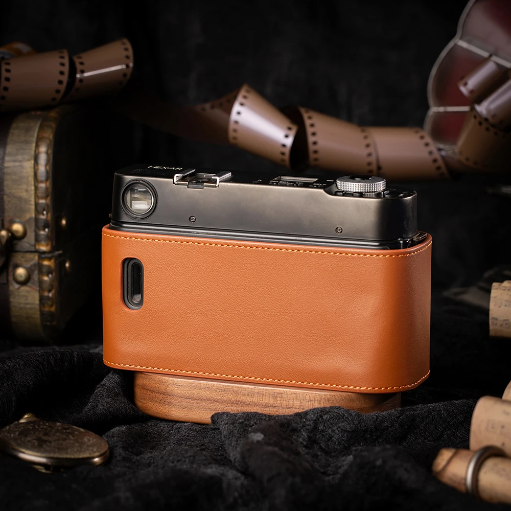 Handmade Genuine Leather Camera Half Case For Konica Hexar Case Leather Hexar Bag Hexar Protective Cover Bag Camera Bag