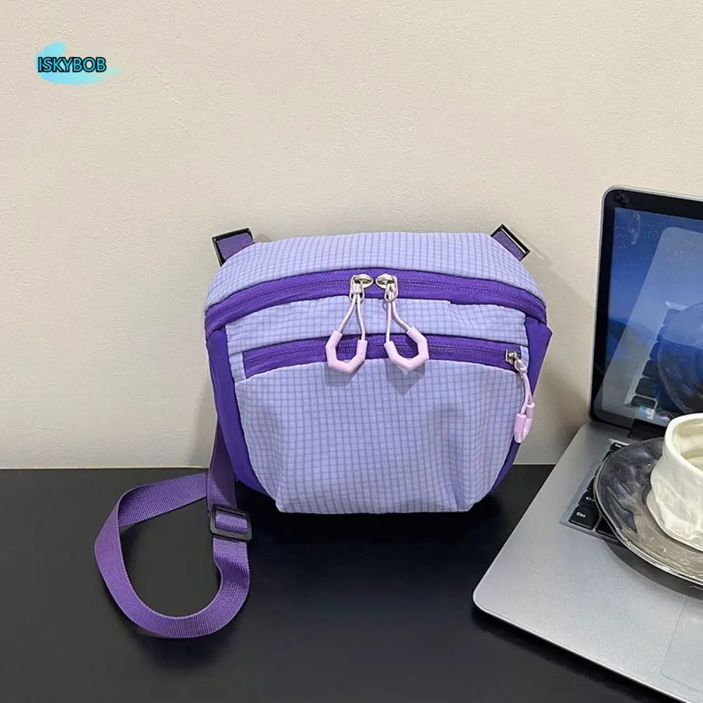 

Harajuku Спортивная Нейлоновая Сумка Для Монет Однотонная Повседневная Сумка Через Плечо Корейский Стиль Повседневная Сумка Для Мобильного Телефона Мужской