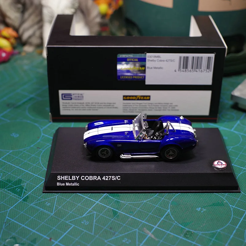 1/43 Scale SHELBY COBRA 427S/C Alloy Car Model