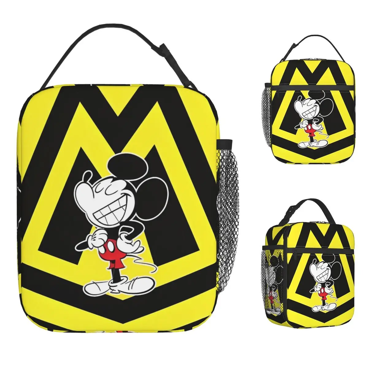 mickey-mouse-complacente-isolado-almoco-sacos-a-prova-de-vazamento-reutilizavel-saco-termico-tote-lancheira-trabalho-piquenique-sacos-de-armazenamento-de-alimentos