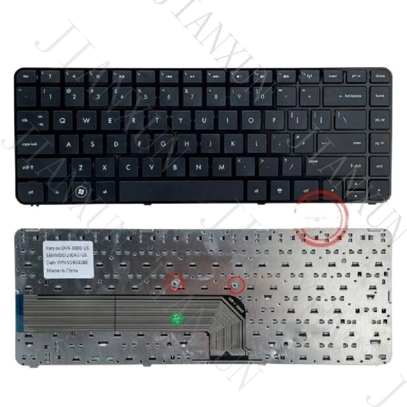 Teclado estadounidense A+ para HP Pavilion DV4-3000 DV4-4000 DV4-4100 DV4-4200 DM4-3000