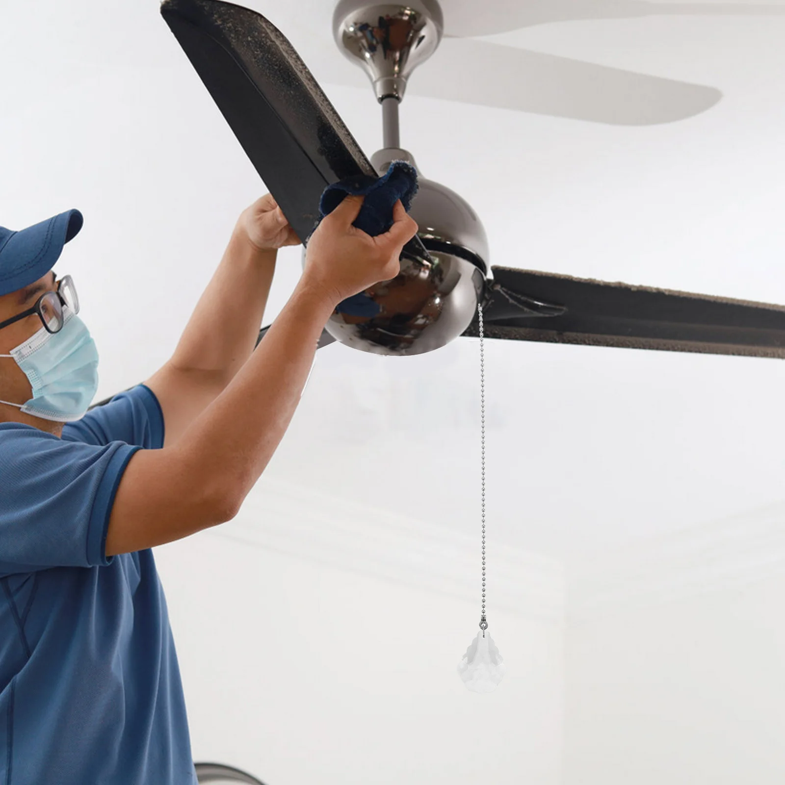 

Stylish Crystal Suncatcher Pendant for Light Fixtures Ceiling Fan Pull Chains Extension with Meticulous Craftsmanship Decorative