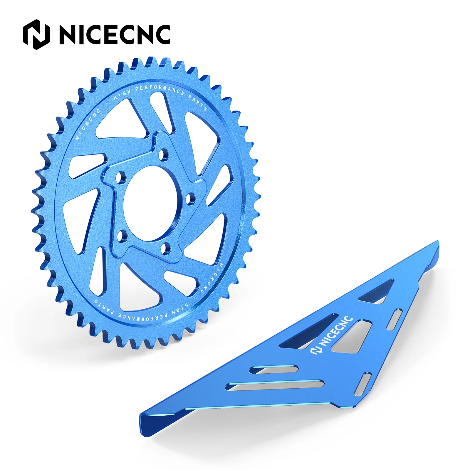 NICECNC Für Surron Light Bee X S L1E 2017-2024 Segway X160 X260 Elektro-Dirtbike 48T Hinteres Kettenrad mit Kettenschutz – Detail 7