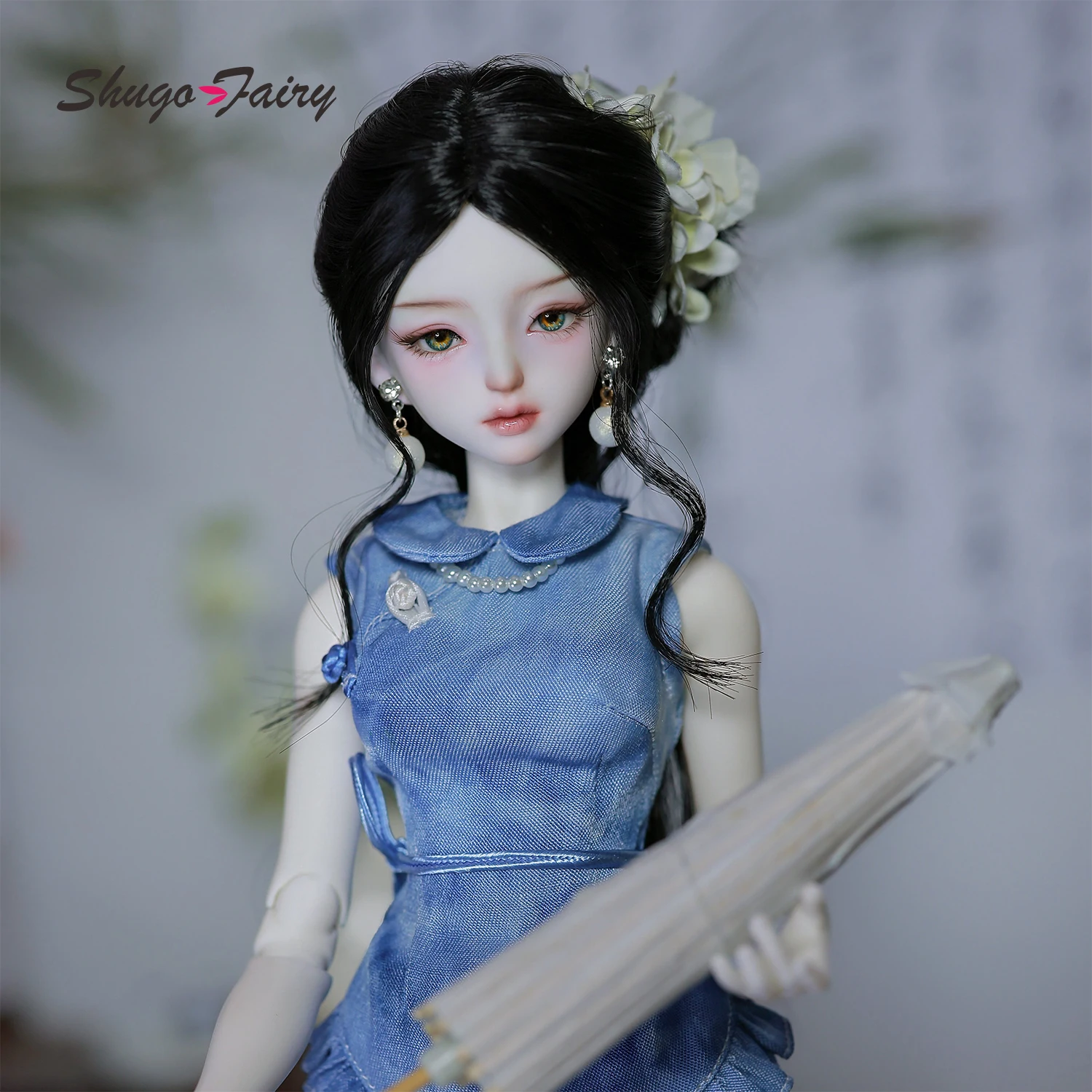 ShugaFairy Sophia A 1/4 Bonecas Bjd Jiangnan Ice-Muse Neo-Chinês Sedudo Scholar Cheongsam Sereia Anime de Alta Qualidade Conjunto Completo