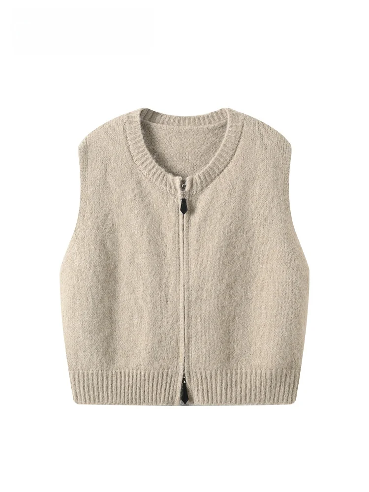 

Loose Fit Svel Vest Jaet Women's plus Size Autumn Winter New Sle Casual Versatile Fat Sister's Loose Top