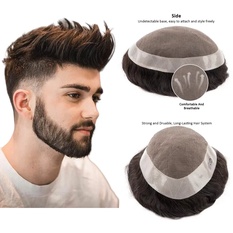 D7-3 Men's Toupee H… - image