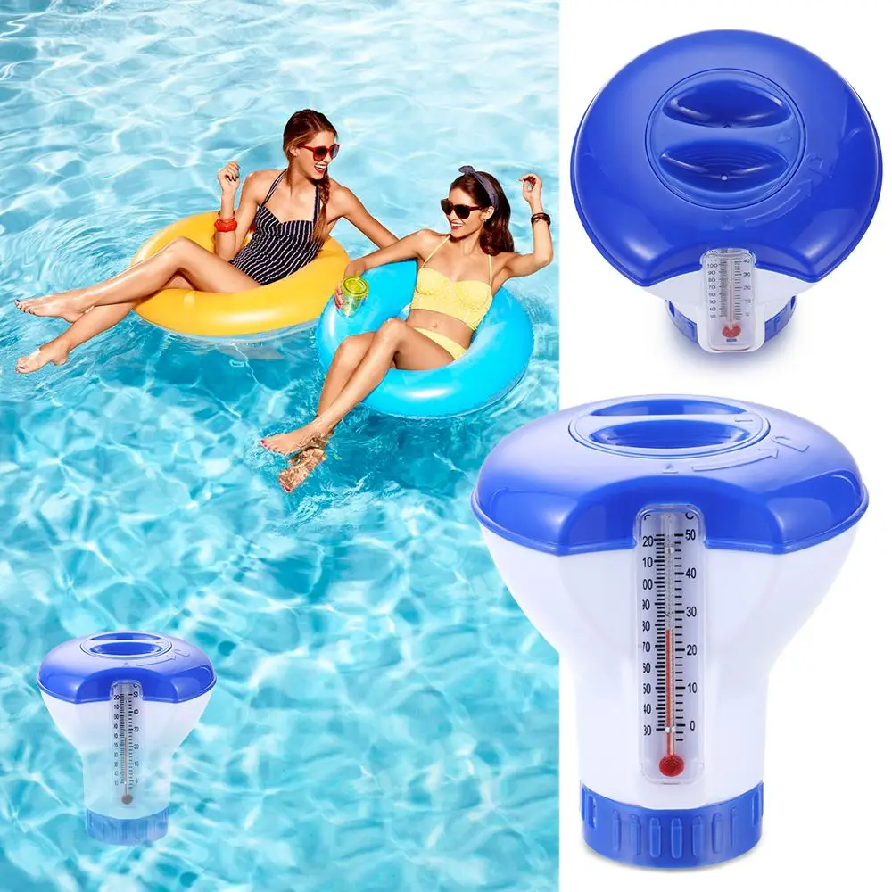 

Floater Floating Pills Disinfecting Box Swimming Pool Accessories Floating Chlorine Chemical Dispenser Automatic Drug Dispenser