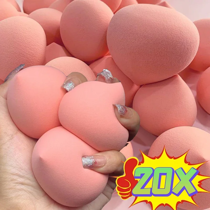 

Beauty Eggs Peach Shaped Makeup Sponge Cosmetic Puff Foundation Concealer Applicator Soft Dry Wet Dual Use Sponge Beauty Tools