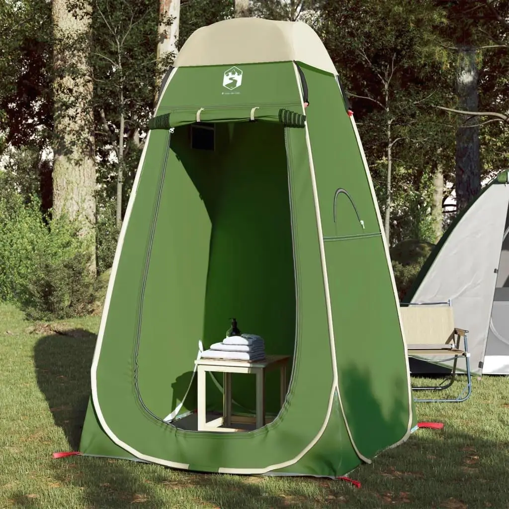 Green Waterproof Pop-Up Privacy Tent - Instant Setup Outdoor Shelter for Camping & Festivals