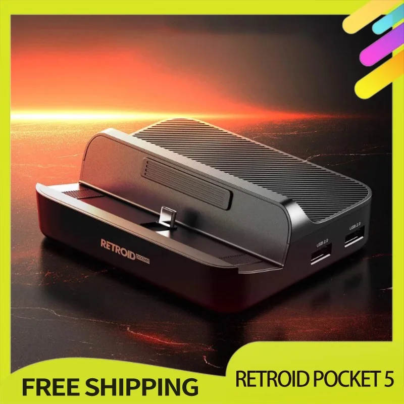 Retroid Pocket 5 Handheld Game Console Docking Station Retroid Pocket 4 Pro / Rp5 / Retroid Pocket Mini Game Console Dock Custom