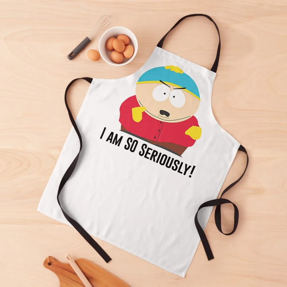 

SOUTH PARK CARTMAN I'M SO SERIOUSLY Apron Kitchen Items kitchen girl kitchen item men Apron
