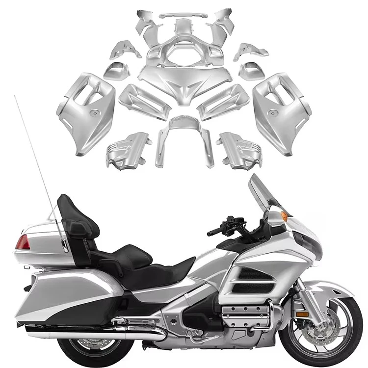 Silver  Bodywork Full Fairing Set Fit for  Goldwing GL1800 2012-2017 High Performance ABS Painted