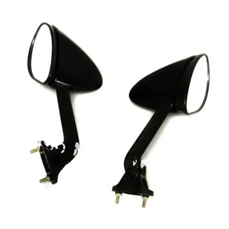 

BLACK LEFT & RIGHT SIDE MIRRORS for 2006-2012 Kawasaki Ninja ZX-14 ZX14 ZZR1400