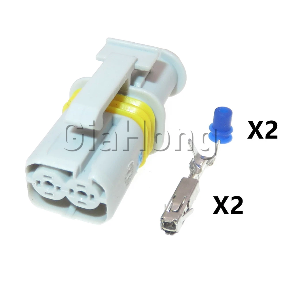 1 Set 2 Ways AC Assembly Car Parts 18385000002 Auto Electronic Injection Motor Start Relay Plastic Housing Wire Cable Socket