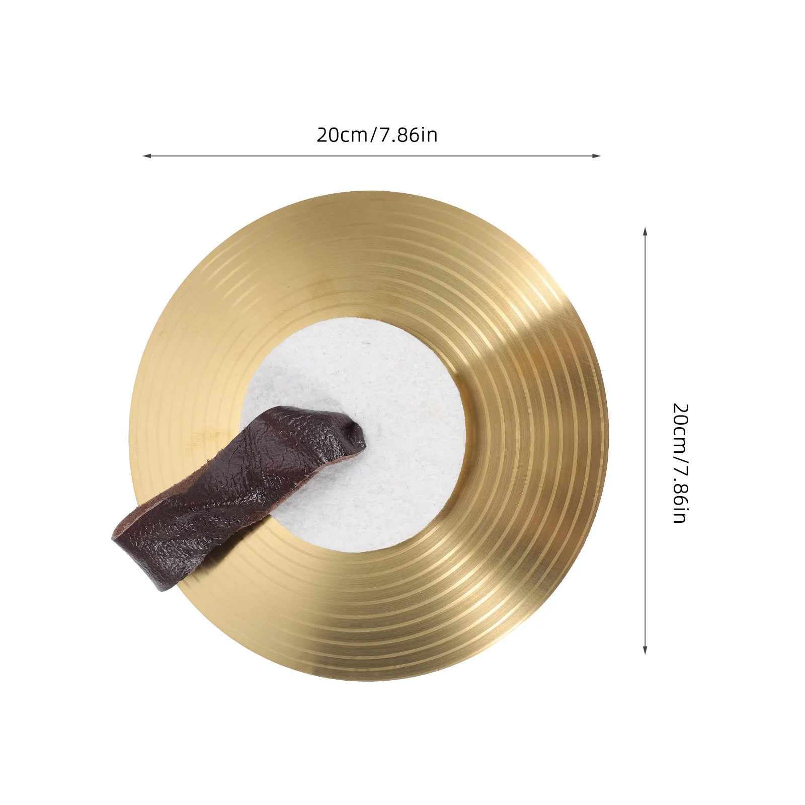 

1Pair Small Hand Cymbals for Kids High Quality Alloy Material Easy Grip Rope Bright Clear Sound Perfect for Music Education