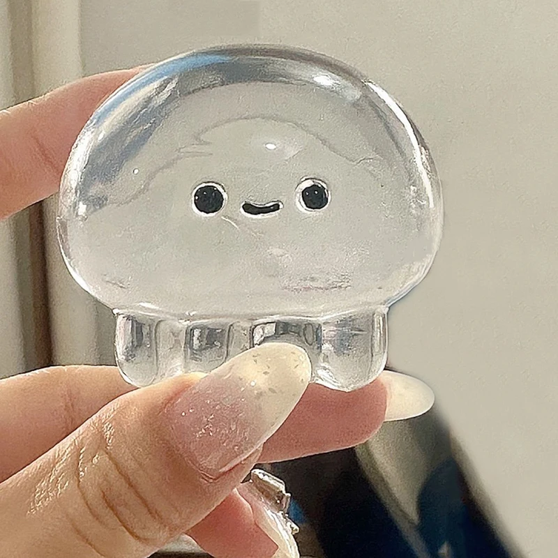 شفافة اسفنجي فقاعة البوب قنديل البحر الإجهاد الكرة الأخطبوط بوبر الإجهاد الإغاثة الحسية تململ لعبة Mochi ASMR متعة هدية حفلة