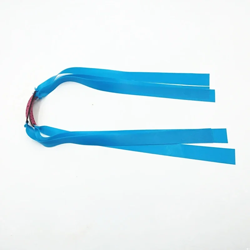 10pcs Flat Rubber Band Lengthened Rubber Band Slingshot Dedicated Outdoor Sports Hunting Reinforced Elastic Band