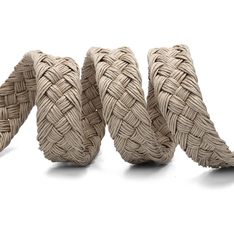 

Мужской ремень из твердого вельвета 3.3CM X110CM, плетеный, из вощеной хлопковой веревки, оптовая продажа напрямую с фабрики, трансграничная специальная серия, цвет кожи, люкс, эксклюзивный.