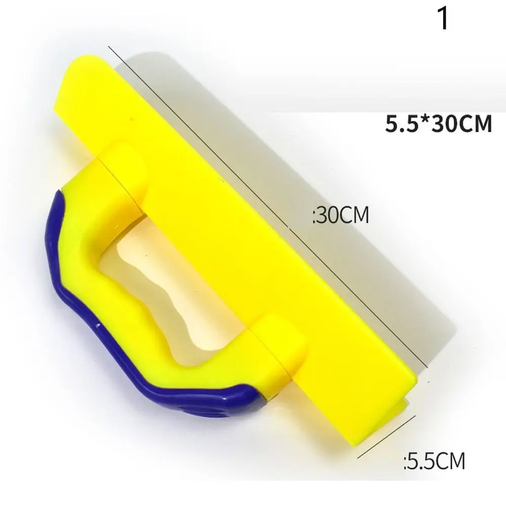 Yellow Wall Polishing Tools Convenient ABS Hand Sander Drywall Corner Tool with Handle Sandpaper Splint Home