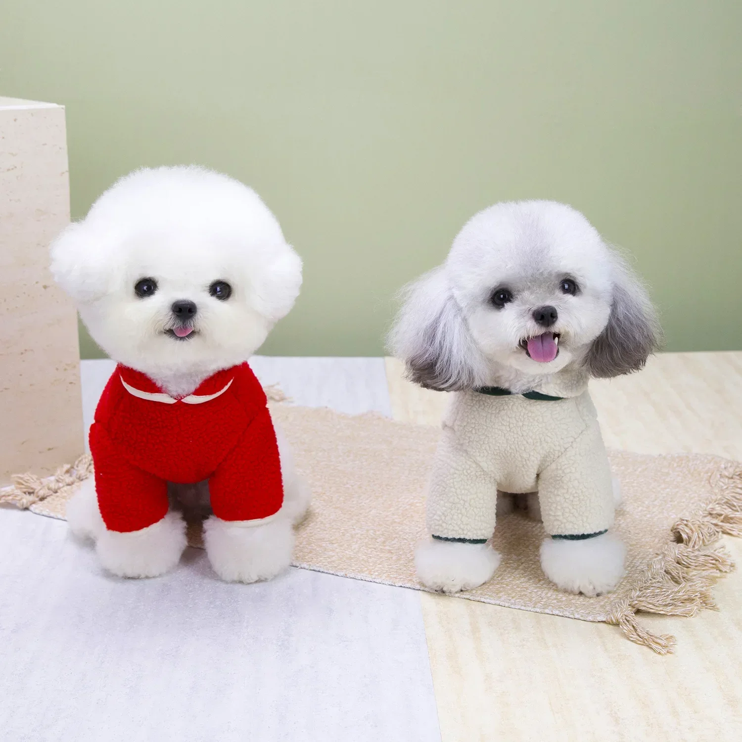 Autumn and winter warm than bear chihuahua pet clothes outdoor tractable cat clothes casual 26 chestnut fleece