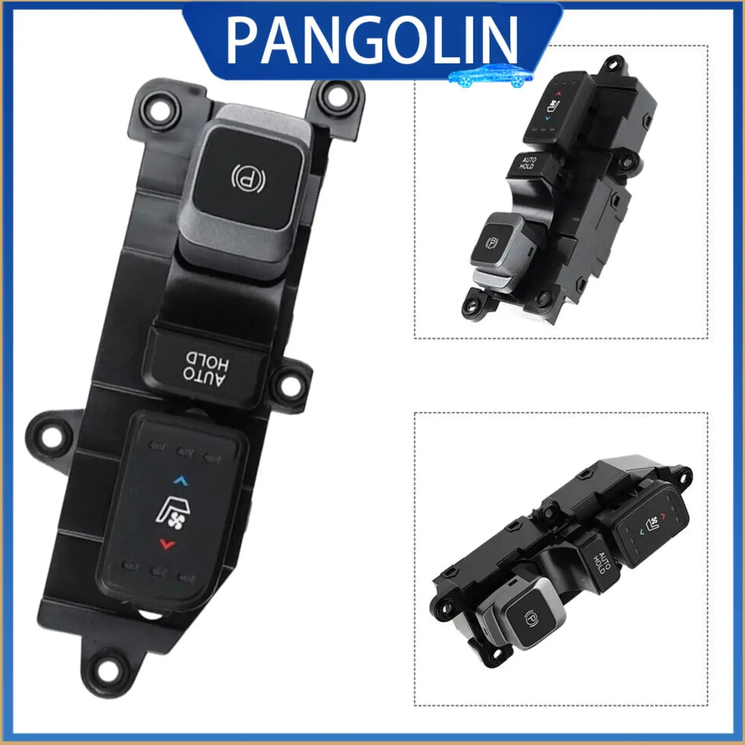 

Переключатель стояночного тормоза PANGOLIN с кнопкой подогрева сиденья 93310-2W315 для моделей Hyundai Santa Fe Sport и XL LHD 2017-2018-2019