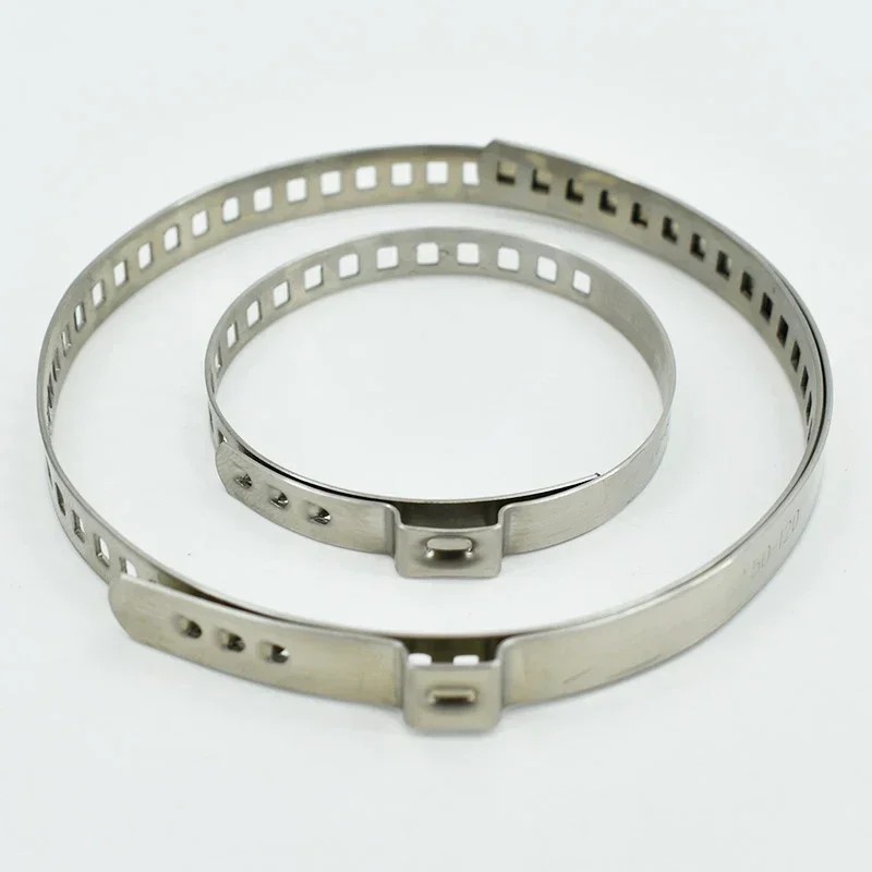 

2 Pcs Universal Stainless Steel Shaft Cv Joint Boat Crimp Clamp Kit Driveshaft Cv Boat Clamp 25- 50Mm 50- 120Mm Adjustable