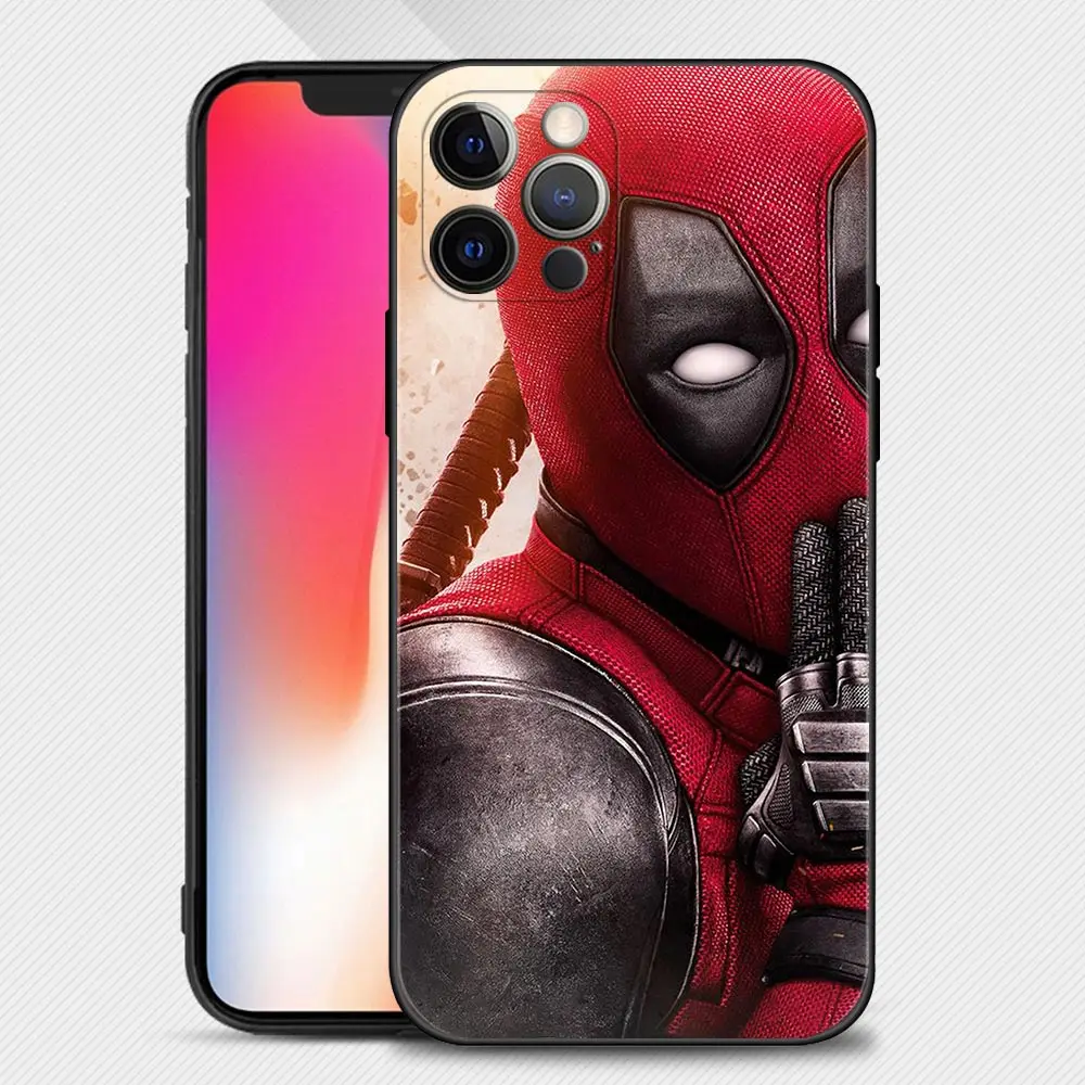 Phone Case For Apple iPhone 14 13 12 11 Pro Max 13 12 Mini 8 Plus XS Max XR X Coque Marvel Deadpool