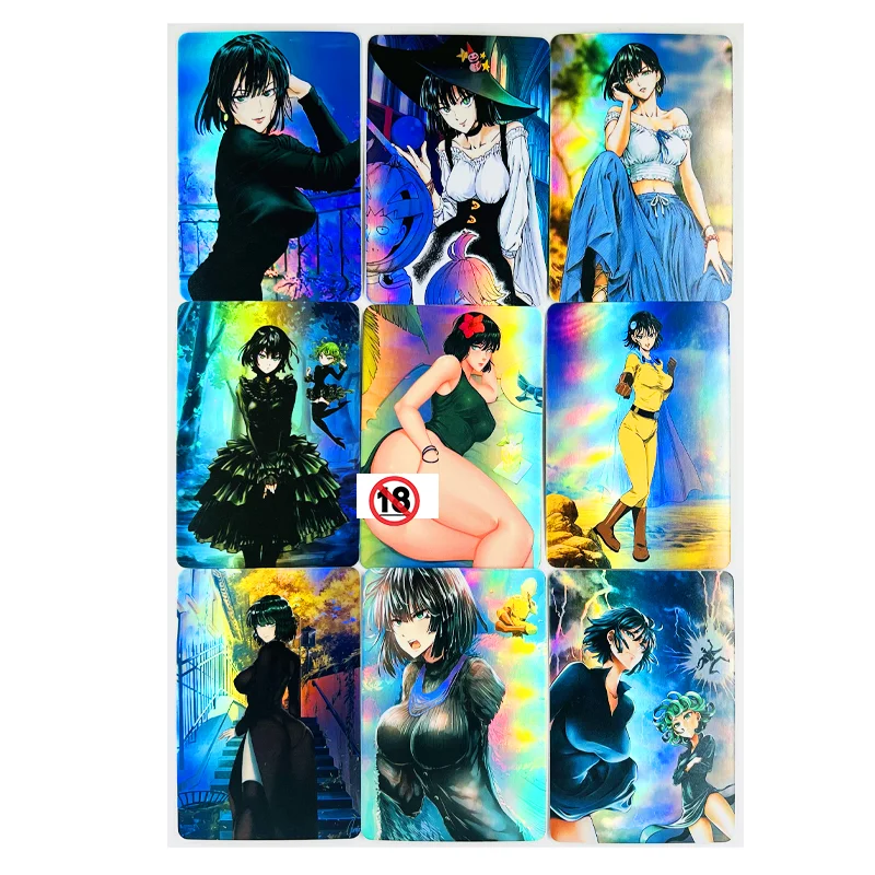 18pcs/set ACG Sexy Fubuki Tatsumaki ONE PUNCH MAN Toys Hobbies Hobby Collectibles Game Collection Anime Cards